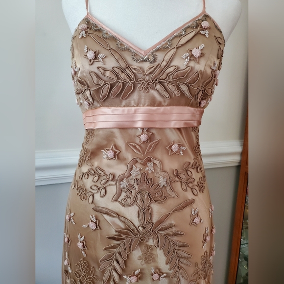 Sue Wong Nocturne Y2K Formal Dress Embroidered Beaded Size 4 - Picture 2 of 9